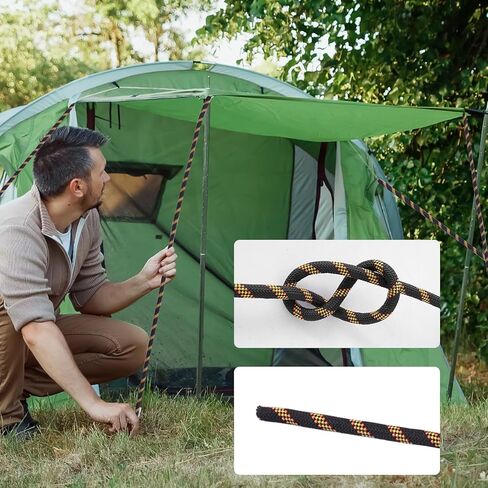 حبل arborist braided polyester climbing rope 1/2inch x 100ft 48 خيوط الحبل الأسود الثور لمختلف التطبيقات في الهواء الطلق ، البناء ، الشجرة ، السحب ، الأرجوحة ، التسلق in Kuwait