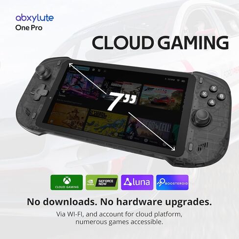 OnePro Cloud Handheld Portable Remote Play Gaming Console, For Xbox Cloud Gaming, NVIDIA GeForce NOW, Playstation, PC, Long-Battery Life, 7" 1080P Touchscreen, Lightweight Retro Game Handheld - 64G in Saudi Arabia