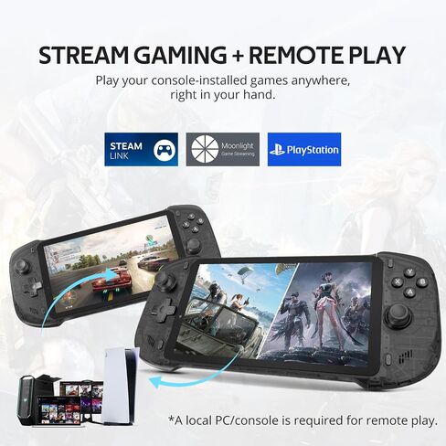 OnePro Cloud Handheld Portable Remote Play Gaming Console, For Xbox Cloud Gaming, NVIDIA GeForce NOW, Playstation, PC, Long-Battery Life, 7" 1080P Touchscreen, Lightweight Retro Game Handheld - 64G in Saudi Arabia