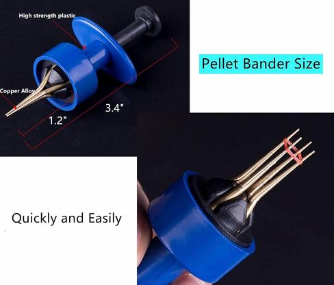 2X Pellet Bander Tool Micro Bait Bands Banding Match Coarse Fishing Terminal Tackle Set w/ 600 Bands in Saudi Arabia