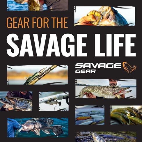 Savage Gear Sandeel Fishing Bait, 2 1/3 oz, Mackerel, Realistic Contours & Movement, Durable Construction, Two Tie Points, 5X Hooks, Holographic Eyes, Bait Keeper in Saudi Arabia