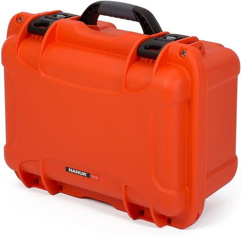 Nanuk 918 Waterproof Hard Case with Custom Foam Insert for 6 Lenses - Silver in Saudi Arabia