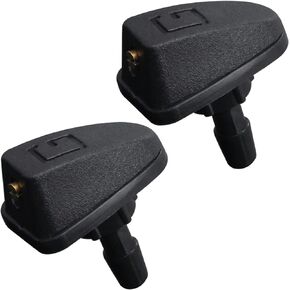 Windshield Washer Nozzle Aftermarket Accessory Fit for Jeep Wrangler 96-21, Dodge Ram 1500 2500 3500 02-20...OEM #: 55156728AB 55077255AC 4805742AC. (2pcs)