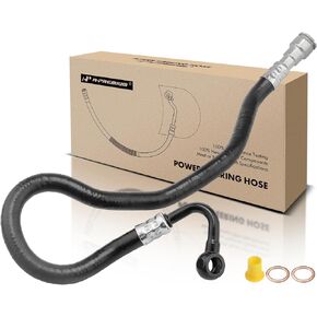 A-Premium Power Steering Hose Return Line Hose Assembly Compatible with BMW 335i 2007-2013 335is 2011-2013 135i 2008-2013 L6 3.0L Gear To Cooler