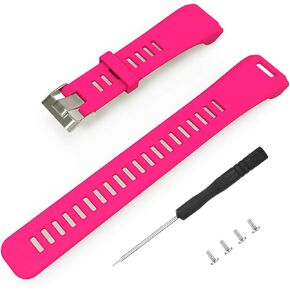 Compatible with Garmin Vivosmart HR Replacement Bands,Soft Silicone Replacement Bands for Garmin Vivosmart HR (Black, Large)