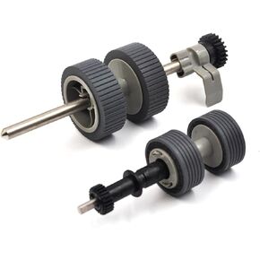 Scanner Exchange Roller Kit Compatible with Fujitsu Scanner Fi-6130 Fi-6130Z Fi-6230 Fi-6140 Fi-6240 Fi-6125 Fi-6225, PA03540-0001 PA03540-0002 Pick Roller
