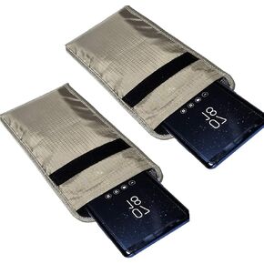 حقيبة فاراداي - حقيبة أمان - حماية للهاتف الخلوي ضد التتبع/التجسس GPS RFID 2 قطعة in Kuwait