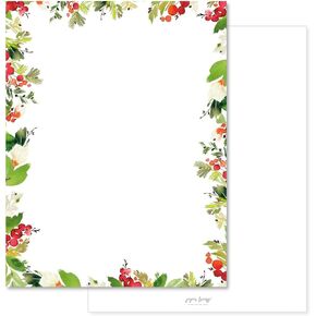 Paper Frenzy Abstract Nativity Religious Christmas Holiday Letterhead Paper Pack of 75