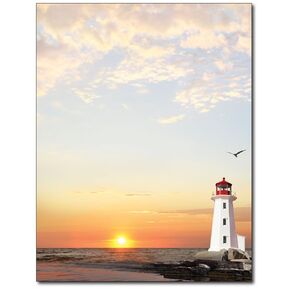 Ocean Sunset Stationery Paper - 80 Sheets