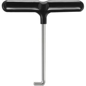 Shoe Lace Tightener Tool, Stainless Steel Skate Key Trampoline Spring Pull Tool Kit Outdoor Heights Lace Tool for Ice-Skates, T-Hook, Trampoline Springs Tool,Trampoline Accessories
