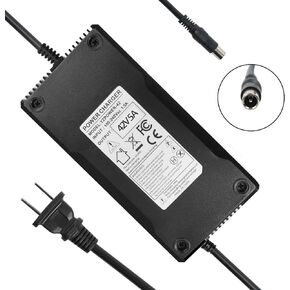 YZPOWER 42V 5A Battery Charger for Electric Scooter Segway Ninebot Max 36V Lithium Battery Pack 8mm Connector