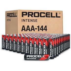 ProCell Intense AAA High-Performance Alkaline Batteries (144 Pack), 10-Year Shelf Life, Bulk Value Pack for High Power Professional Devices