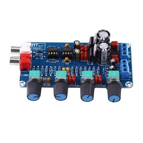 Amplifier Board, HiFi OP-AMP Amplifier NE5532 Preamplifier Volume Tone Control Assembled Board