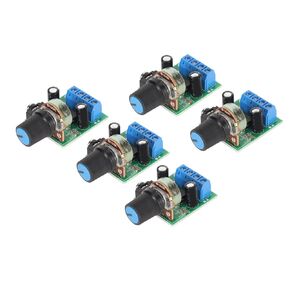 5PCS LM386 Audio Amplifier Module, 0.5W to 10W Mini Audio Power Amplifier Board Mono Micro AMP Module, Adjustable Volume Audio Power Amplifier Board for Recorders