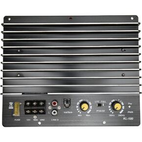 1000W Car Audio High Power Amplifier Amp Board, PA 80D, Professional Subwoofer Plate Amplifier for Car Speaker, 12V Multiple Protection Aluminum Alloy