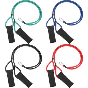 4 Pieces Baseball Bands Baseball Resistance Exercise Bands Elastic Rubber Baseball Arm Bands for Softball Baseball Trainer Pitcher Pitching Training Kids Teens Adults, 4 Levels
