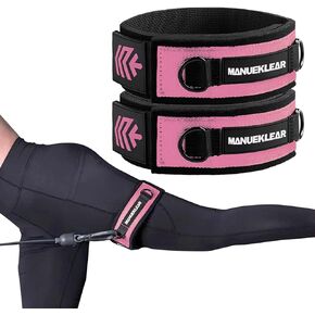 MANUEKLEAR Leg Straps for Cable Machines, Ankle Strap Leg Training for Working Out, Women Ankle Strap for Leg Exercise for Glutes, Booty, Leg Extension, Hip Abductor
