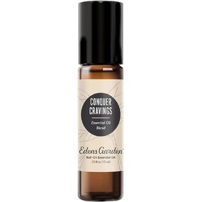 Edens Garden Conquer Cravings Essential Oil Blend, 100% Pure & Natural Premium Best Recipe Therapeutic Aromatherapy Essential Oil Blends, Pre-Diluted 10 ml Roll-On