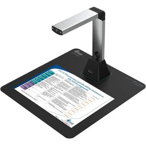 IRIScan Desk 5-A4 Portable Scanner,8MP Document Scanner, USB, Camera with Auto-Flatten, AI Technology, Fingerprint Removal, Multi-Language OCR, Windows & macOS Grey