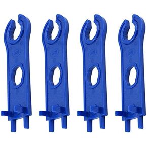 1 Pair Solar Spanner Wrench for MC4 Connectors, Solar Connector Tool Assembly Spanners Wrenches, Solar Panel Connector Tool, Solar PV Disconnect removal Tools