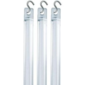 قضيب عصا مائلة صغيرة للنافذة بطول 91.44 سم - قضبان بديلة للستائر والظلال - خطاف على شكل حرف S، 3 قطع in Kuwait