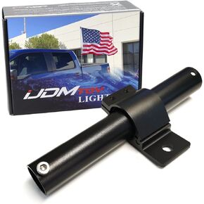 iJDMTOY Universal Fit Inside Truck Bed Mount Single Flag Pole Holder (Accept 1.25-Inch Diameter Pole)