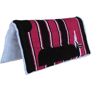 Horse Saddle PAD 22"X22" Cotton Acrylic Wool Felt Fur Rodeo Tack 39162