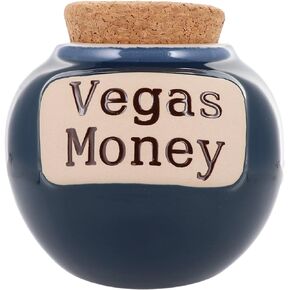 Vegas Money Piggy Bank, Las Vegas Candy Jar, Slots Gambling Gifts, Gifts for Women, Men, Casino Party Decorations
