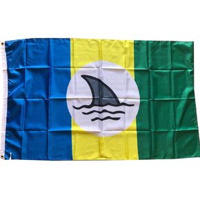 Mountfly JIMMY Buffett مرحبًا بكم في فنلندا، Landshark Margaritaville، لافتة علم القارب مقاس 3 × 5 أقدام