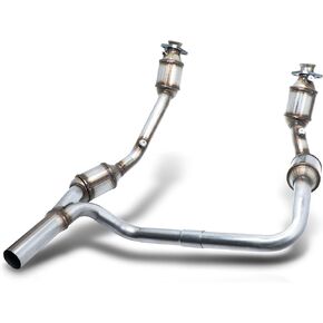 M-AUTO Exhaust Manifold Catalytic Converter Direct Fit Replacement for 2007 2008 2009 Jeep Wrangler 3.8L (EPA Compliant)