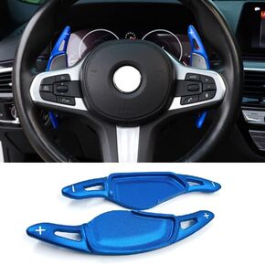 محول مجداف من سبائك الألومنيوم متوافق مع BMW (2018-2022، منصة G)، ناقل مجداف عجلة القيادة، مناسب لسلسلة 3 4 5 6 7 8 X3 X4 X5 X6 X7 Z4 (أسود)