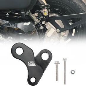 KEMIMOTO Motorcycle Rear Shocks Lowering Kit Compatible with Navi 2022 2023 2024 Aluminum Navi 2022+ Lowering Link Kit - 1'',Black