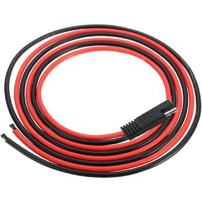10AWG SAE Extension Cable, 2 Pin Single Head Quick Release Connect Disconnect Plug,SAE Quick Disconnect Wire Harness for Automotive RV Battery Motorcycle Cars Tractor-1M/ 3.28Ft