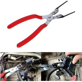 Relay Puller Plier, Metal Car Relay Disassembly Clamp with 4" Maximum Opening, Auto Battery Terminal Wiper Remover Pliers Tool, Universal Vehicle Relay and Fuse Remover Tool