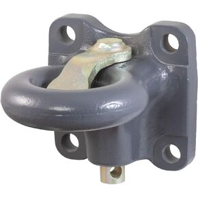 CURT 48661 SecureLatch Flush-Mount Lunette Ring, 60,000 lbs, 2-1/2-Inch ID