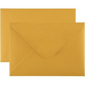 Granhoolm 50 pack 4x6 Envelopes,A6 Invitation Envelopes 6.5 x 4.75 For 4x6 Cards,Ideal for Invitations,Weddings,Parties,Greeting Cards,Photos(Silver)