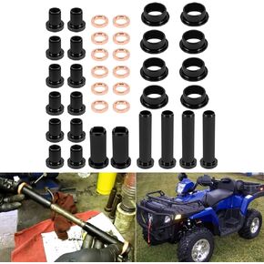 Rear Suspension A-Arm Bushings Kit for Polaris Sportsman 500 RSE Sportsman 400 4x4 700, Lower Control Bushings & Spacer Set (38Pcs)