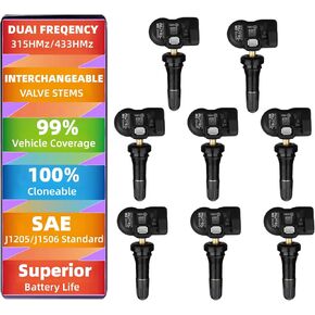 Autel MaxiTPMS MX Sensor 20pcs Dual Frequency 315/433MHz Metal Stem TPMS Sensor Universal Tire Sensor Programmed by TS401 TS408 TS501 TS508 TS601 TS608 MK808TS MX808TS MS906TS ITS600