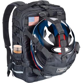 Motorcycle Helmet Backpack for Cycling, Large Capacity Motorcycle Helmet Storage Helmet Holder, Waterproof Motorcycle Helmet Bag Hiking Backpack