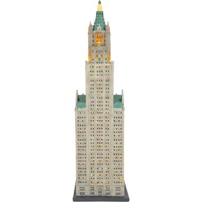 Department 56 Christmas in The City Village Art and Architecture Woolworth Lit Building, 19.33 Inch, Multicolor