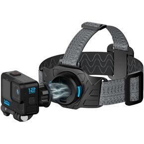 SUREWO Magnetic Head Strap Mount,Adjustable Head Belt Mount Compatible with Go pro Hero 12/11/10/9/8/7/6/5 Black,DJI Osmo Action 4/3/2,Insta 360 and More