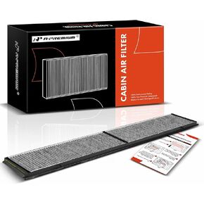 A-Premium Cabin Air Filter w/Activated Carbon Compatible with BMW 323i, 325i, 325xi, 328i, 328i xDrive, 328xi, 330i, 330xi, 335d, 335i, 335i xDrive, 335is, 335xi, X1, 1 Series M, 128i, 135i, 135is