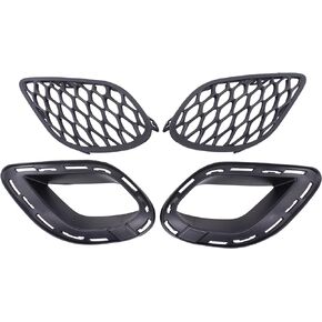 ApplianPar Bumper Fog Light Grille Cover Bracket Kit for Dodge Charger 2015-2019 Left and Right Side