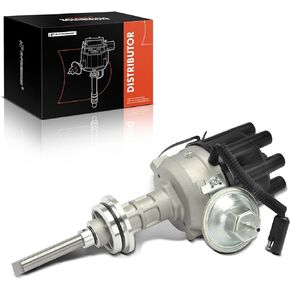 A-Premium Ignition Distributor with Cap and Rotor Compatible with Dodge Charger, Coronet, B200, D200, D300, Monaco & Chrysler Town & Country, Imperial, Newport, New Yorker & Plymouth Fury, Trailduster