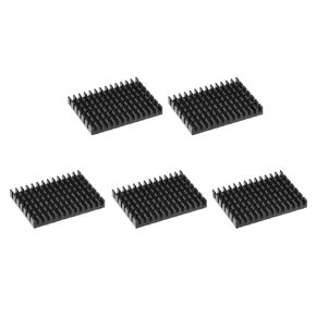 uxcell Electronic Radiators Heatsink for MOS GPU IC Chip Black 30 x 40 x 5 mm 5pcs