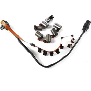 Transmission Master Solenoid Kit Ribbon Harness Shift for Audi VW 01M O1M 1995-UP With OEM Shift Solenoid & OEM EPC Solenoid & Generic New Internal Harness 095927331 119952 119954 119957A