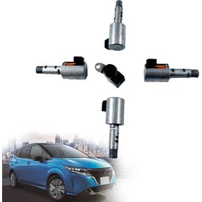 munirater 5Pcs Transmission Solenoid Kit CTV Transmission Valve Solenoids Replacement for 2012-2015 Nissan Note Sentra Tiida Versa JF015E
