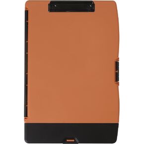 Dexas Folio Clipcase Professional Storage Clipboard with Pen Storage Compartment, 9.75 x 14.75, A4, Merlot. Ideal for Teachers, Nurses, Coaches, Students, Trades, Homeschooling