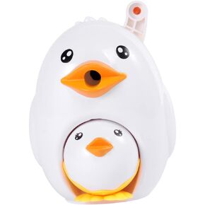 NUOBESTY Fun Games Prizes Great Kids School Classroom Rewards Pencil Sharpener Toys Stationary Novelty Portable Pencil Sharpener Party Favors Kids White Hand Crank Child Pencil Machine