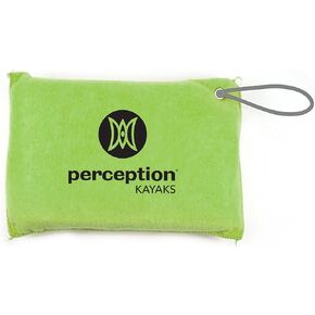 Perception Kayak Sponge | Kayaking Water Absorbing Sponge | Absorbs up to 1 Liter, Yellow, One Size